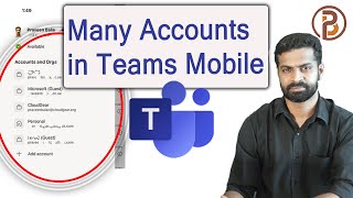 Add Additional Account to Microsoft Teams Mobile App | Manage Work and Consumer Account in Teams App