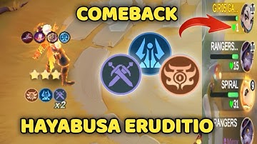 OVERPOWERED TOP GLOBAL SWORDSMAN ERUDITIO + EXORCIST - BEST MAGIC CHESS STRATEGY - MAGIC CHESS GO GO