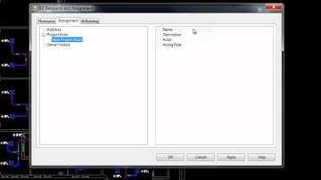 AutoCAD MEP 2013 IFC Resource and Assignment Dialog