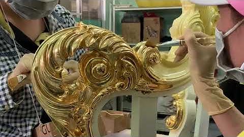 Nội thất cao cấp - Sofa dát vàng 24K