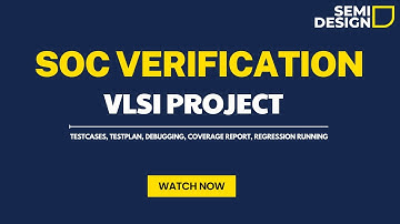 SOC Verification, SOC Level Debugging Course Details #vlsitraining #vlsi #soc #vhdl