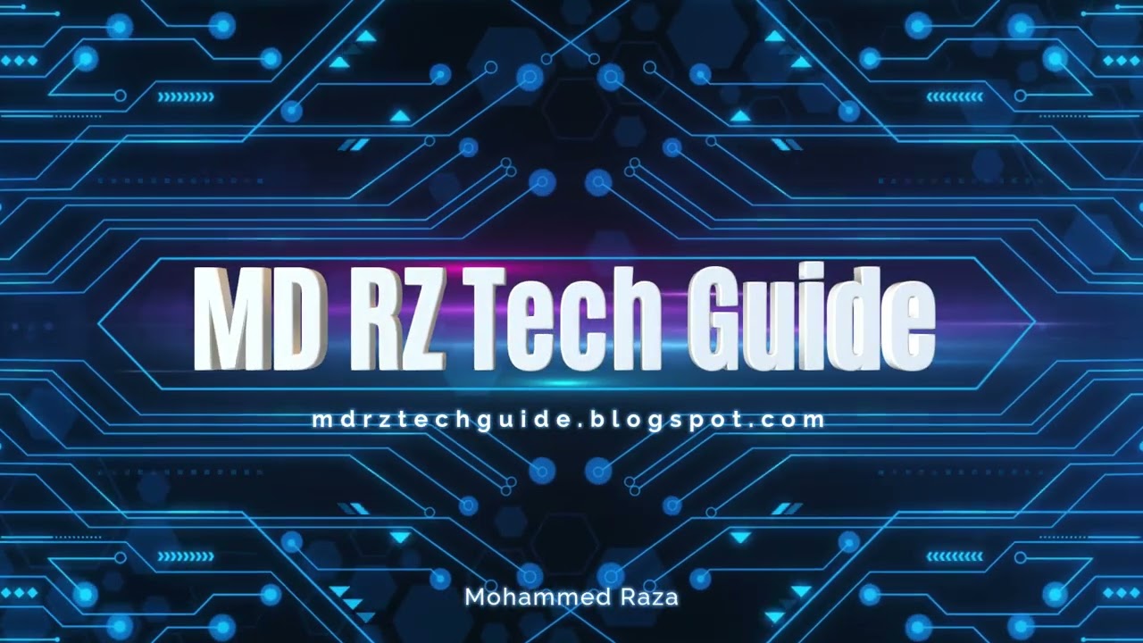 Welcome to MD RZ Tech Guide! Bringing you the best in tech reviews, unboxings, and tips. 