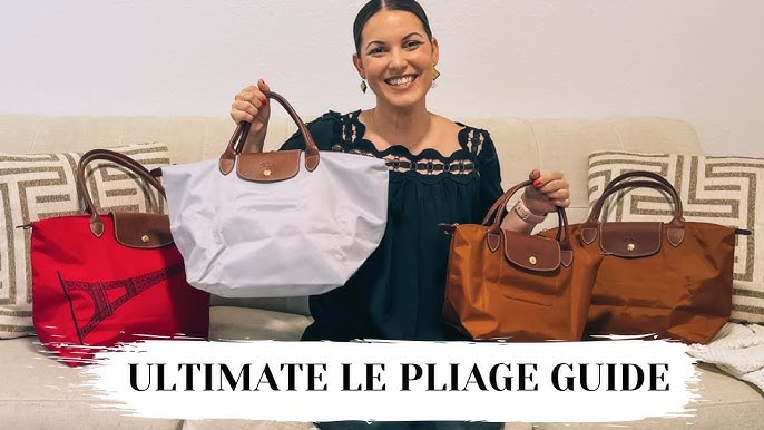 longchamp le pliage medium vs large work bag｜TikTok Search