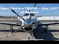 Daher TBM 700 Short Field Practice at Wetumpka, AL (08A)