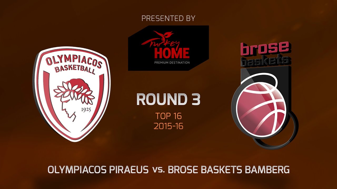 Highlights: Olympiacos Piraeus-Brose Baskets Bamberg