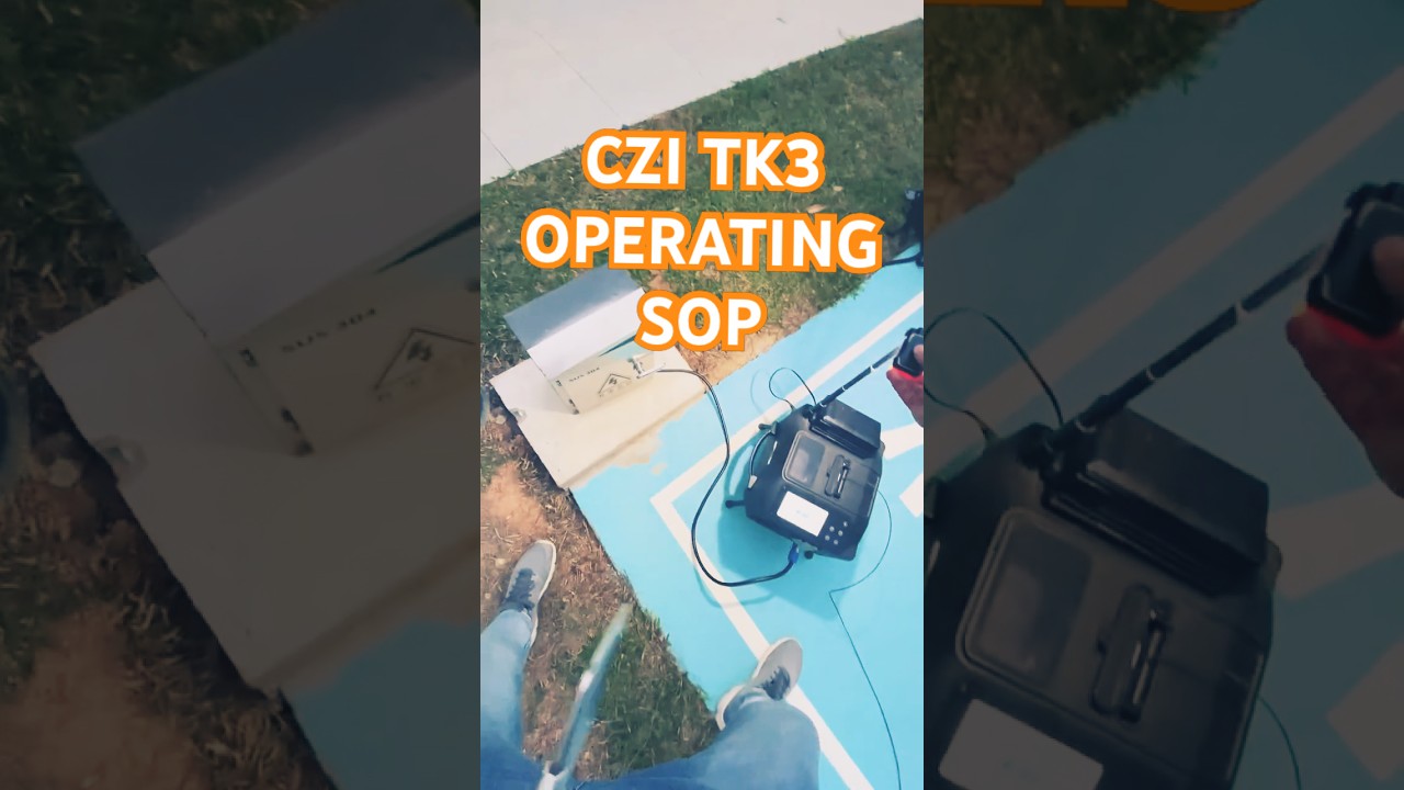 Operating the CZI’s TK3 tethering power station for M350rtk with 43,000lm brightness 
