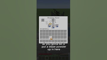 How to Make a Strength Potion in Minecraft #shorts #minecraft #potion #potions #tutorial #trending