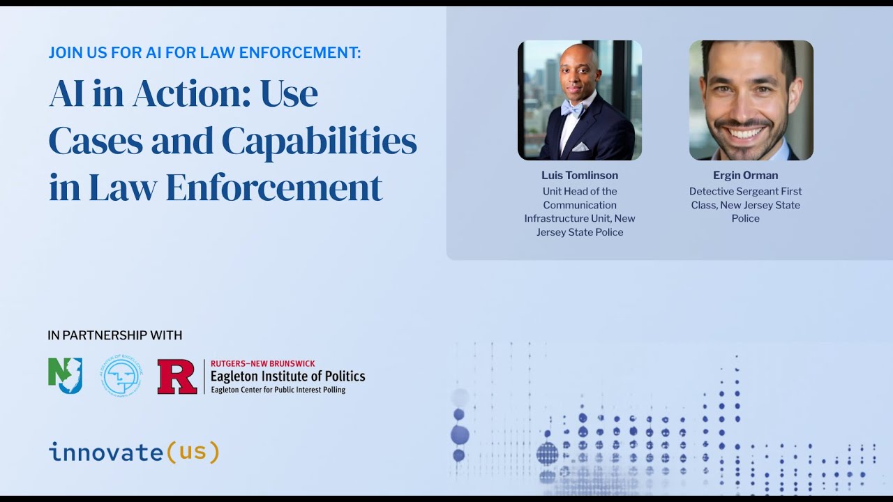 AI in Action: Use Cases and Capabilities in Law Enforcement - YouTube