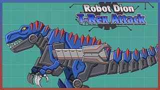 Dino Robot T-Rex Attack - Full Game Play 1080 HD screenshot 5