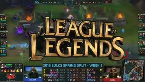Origen vs Vitality W5D2 EU LCS Spring Split S6 ~ OG vs VIT Week 5 Day 2 EU LCS 2016