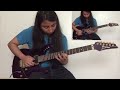 Dragonforce  cry thunder guitar cover 2018