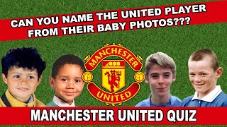Manchester United - Childhood Photos! How many can you recognize? Guess the footballers quiz 2021