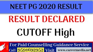 For more details call-9591692952/9686337108 whatsapp link:
https://wa.me/919591692952 download cutoff /result
https://www.careermedia.net/post/neet-pg-2020-r...
