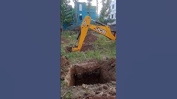 JCB Going on Railway Track and Making Pond Status Video #shorts