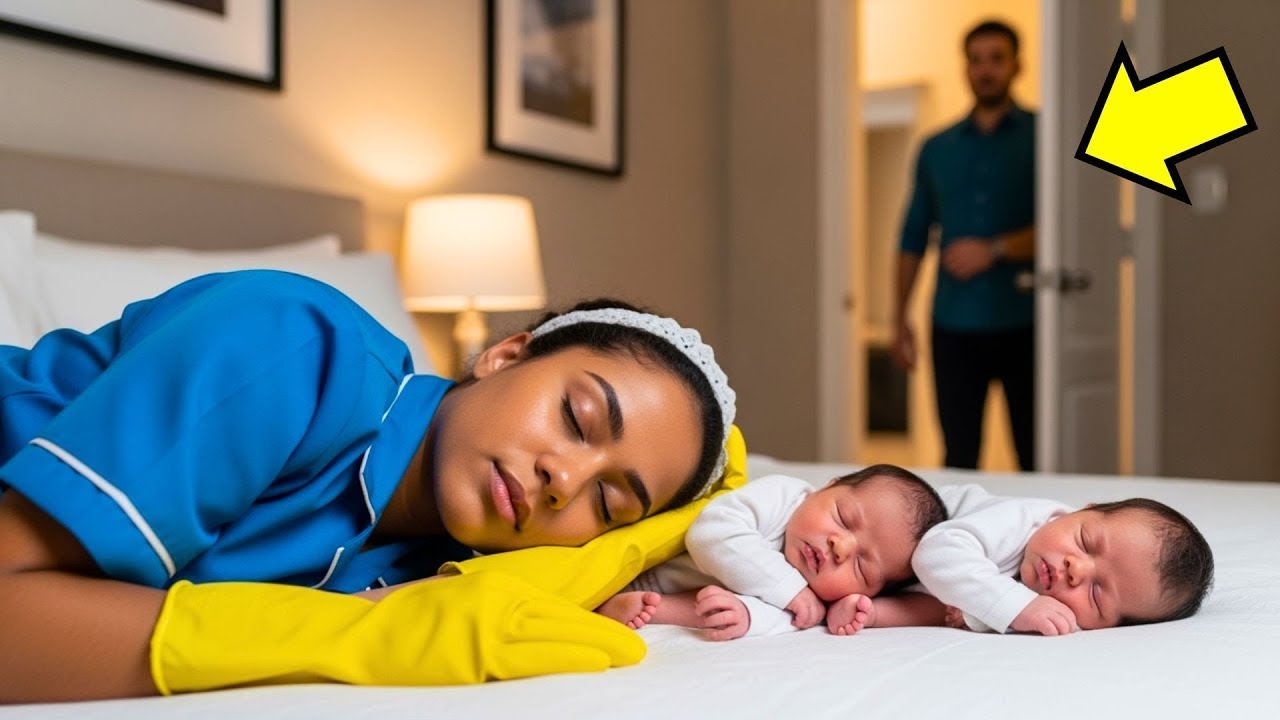 AS GÊMEAS DO MILIONÁRIO VIÚVO NÃO DORMIAM… ATÉ QUE A FAXINEIRA POBRE FEZ ALGO QUE MUDOU TUDO!