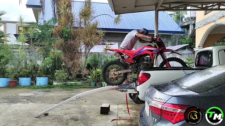 How NOT to Load/ Unload a dirt bike in a pick up ALONE!