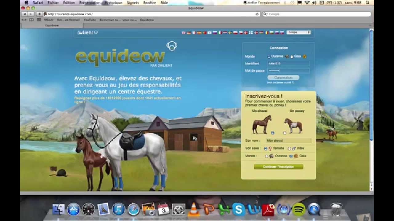 comment avec des pass sur equideow ( debutant ) - YouTube