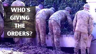 Whos giving the orders? (filmed 11.03.22.)