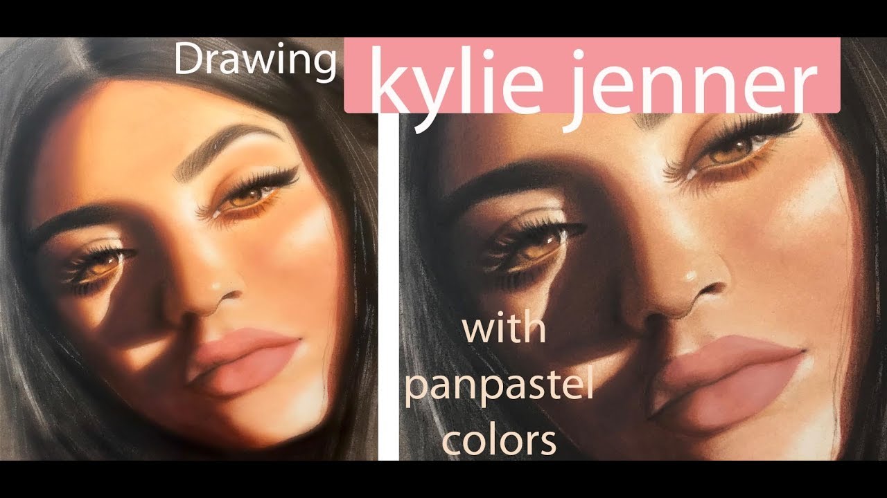 drawing Kylie jenner - YouTube