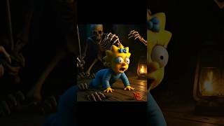 The Simpsons Vs. Skeleton Attack Epic Escape Scene