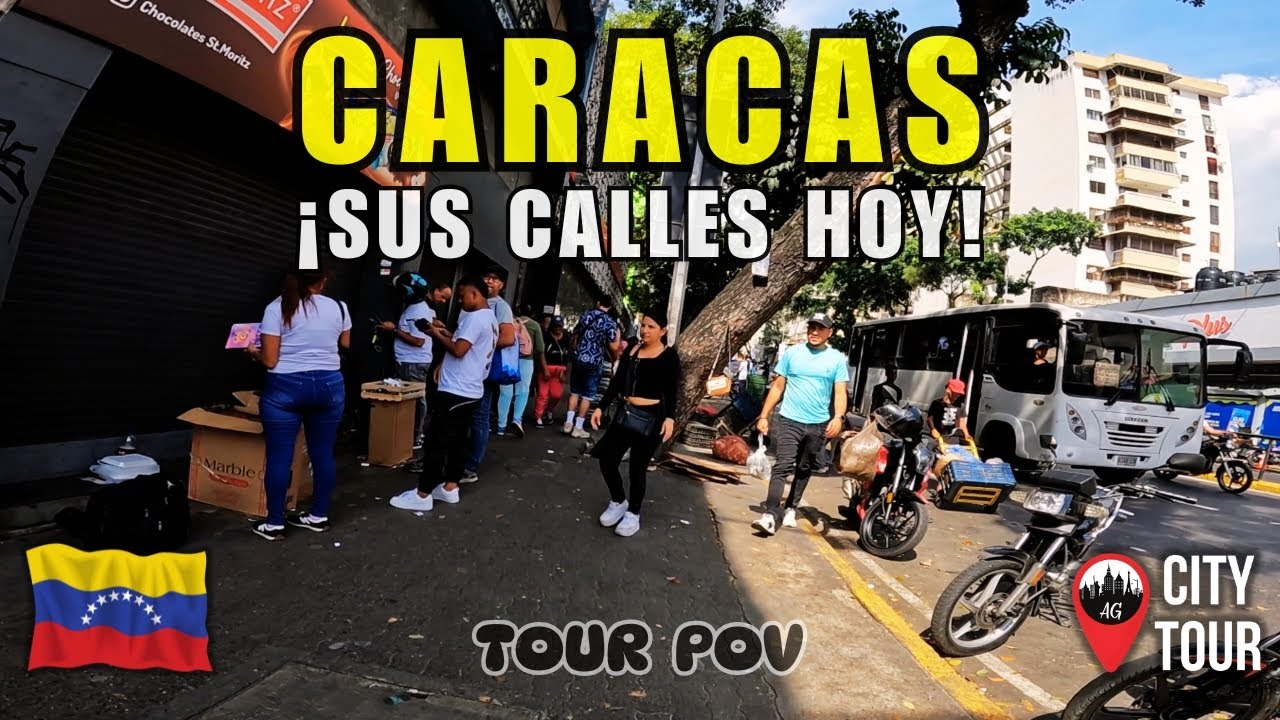 Вот как сегодня выглядят улицы Каракаса 🇻🇪: экскурсия по центру, CATIA | POV-тур