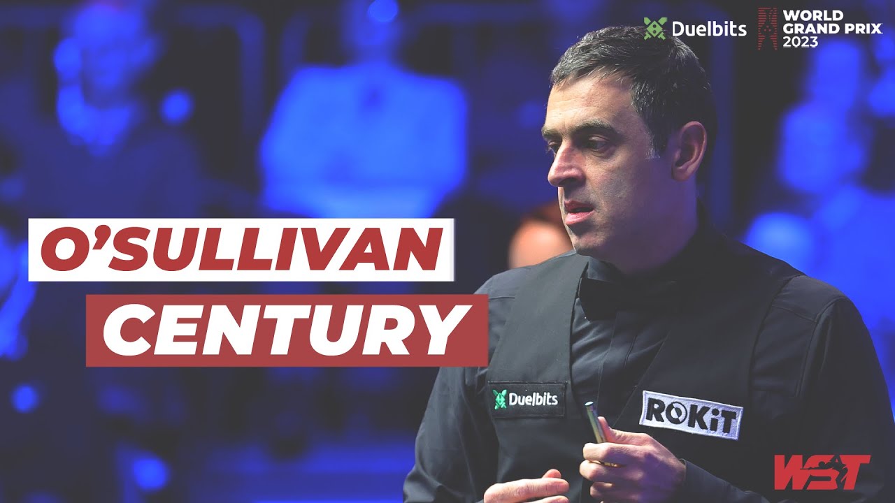 Ronnie OSullivans 1194th Career Century 2023 Duelbits World Grand Prix 