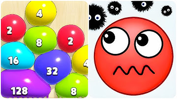 Blob Merge 3D vs Hide Ball - (Satisfying ASMR Gameplay), All Levels