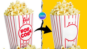 Remove Text from Image || Canva Tutorial