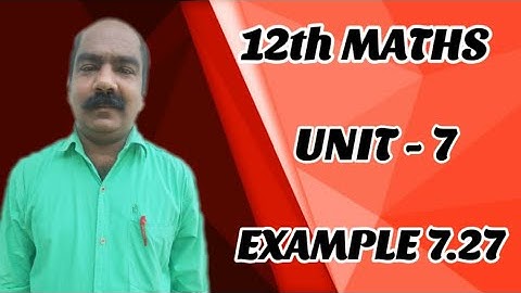 #42 | 12th Maths chapter 7 EXAMPLE 7.22 online school online class e class education