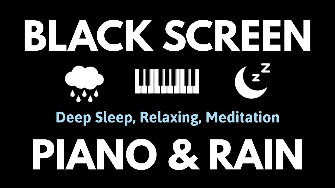 FALL INTO SLEEP INSTANTLY - Relaxing Piano Music & Rain Sounds | Deep ...
