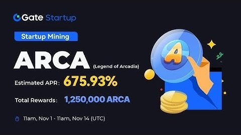 Legend of Arcadia (ARCA) STAKE EVENT | TOTAL REWARDS 1,250,000 ARCA TOKEN