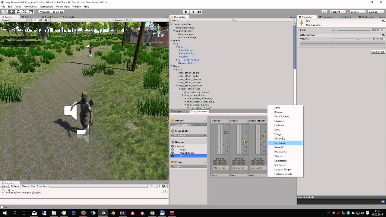 Podstawy Unity 3D - Lekcja 13 - Dźwięk w grze (część 06) - YouTube