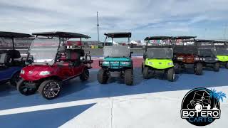 Botero Carts - Golf Carts at the Auto Fair in the Charlotte Motor Speedway! New Evolutions!