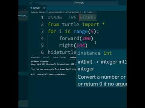 PYTHON TURTLE PROJECT 27 #python #coder #code #codinglife # ...