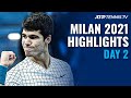 Alcaraz Faces Nakashima; Musetti And Gaston Battle It Out | Next Gen Finals 2021 Day 2 Highlights