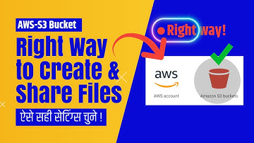 S3 Bucket Public Access | How to Share Files Publically in Amazon s3 Bucket| Share Pre-signed URL