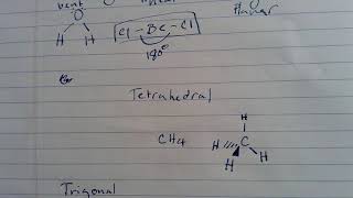 VSEPR Lecture and Lab walkthrough