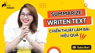 PTE Magic | PTE Summarize Written Text  - Bí kíp làm bài PTE Summarize Written Text cực hiệu quả
