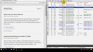 save response request using fiddler syntax errors