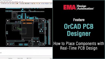 How to Place Components in OrCAD Real-Time PCB Design