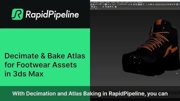 RapidPipeline for 3DS Max - How to Optimize 3D Models Using Decimate & Bake Atlas Feature