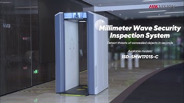 Millimeter Wave Security Inspection System ISD-SMW1701S-C