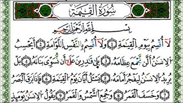سورة القيامة - القارئ يوسف نورين - رواية ورش عن نافع