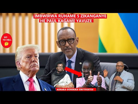 HE PAUL KAGAME ATI JYA MU KUZIMU NGIZI IMBWIRWA RUHAME 5 ZIKARISHYE PRESIDENT YAVUZE
