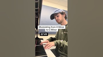 Modulating from A Minor to C Minor (improv)