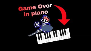 Tricky Death/Game over Theme on Piano (Full)