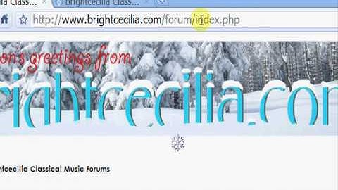 Brightcecilia Classical Music Forums: how to use signature links