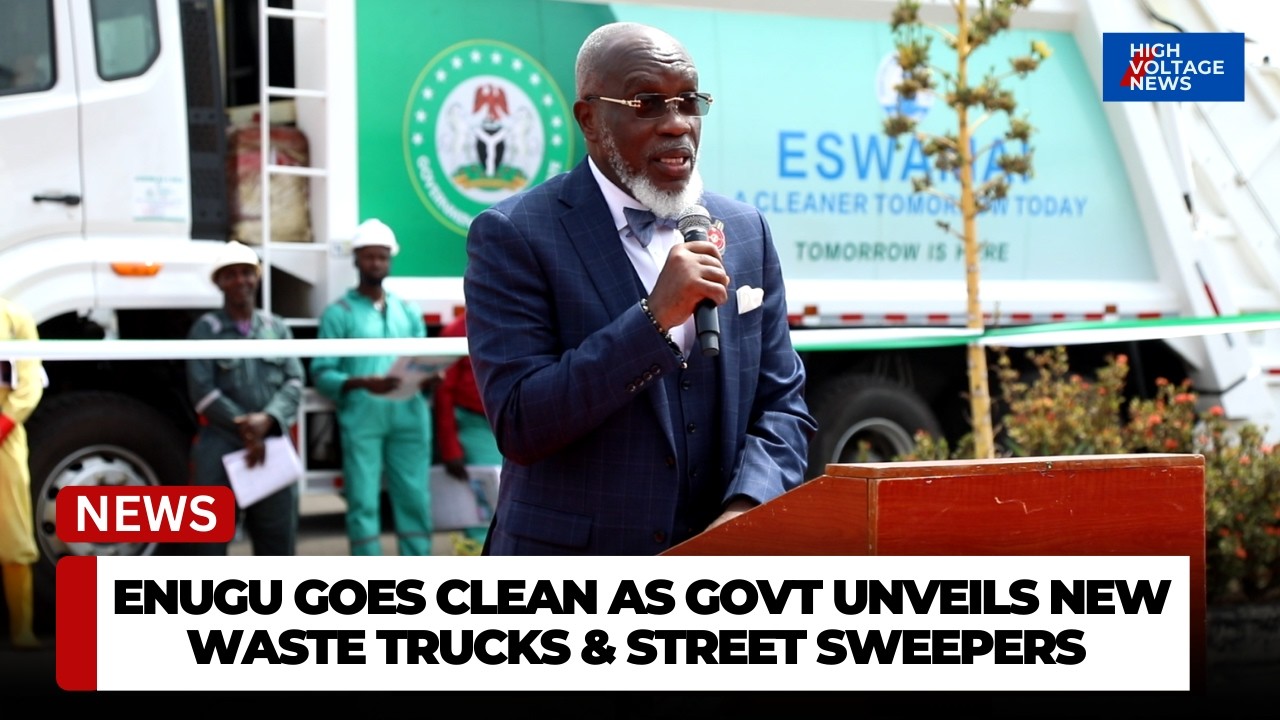 Энугу становится чистым: правительство представило новые мусоровозы и подметальные машины в рамка...