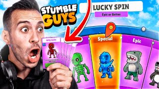 1 WIN = 5 * EPIC *SPINS | STUMBLE GUYS CHALLENGE !!!