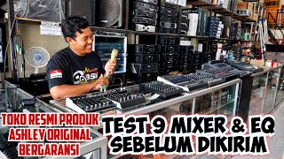 TEST MIXER DAN EQ SEBELUM DI KIRIM // BSK AUDIO KEDIRI